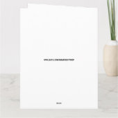 HOWLING WOLF ART CARTE D'ANNIVERSAIRE (Dos)