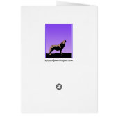 Howling Wolf at Sunset - Art faunique original (Dos)
