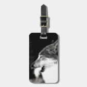 Howling Wolf Bagagelabel (Voorkant verticaal)