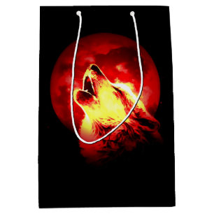 Howling Wolf bij Red Night Matte Medium Cadeauzakje