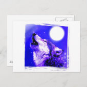 Howling Wolf Briefkaart (Voorkant / Achterkant)