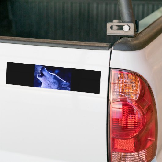 Howling Wolf Bumpersticker (Op Truck)