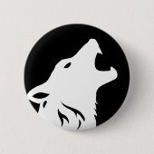 Howling Wolf Button (Voorkant)