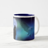 Howling Wolf, Eagle, Moon & Shaman Drink Mok (Voorkant rechts)