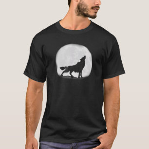 Howling Wolf en Big Moon Cool T-shirt
