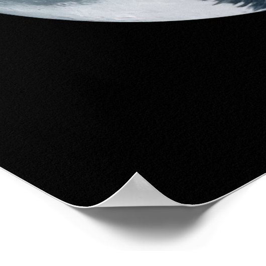 Howling Wolf en Moon Poster (Hoek)