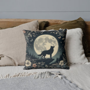 Howling Wolf Foliage Kussen