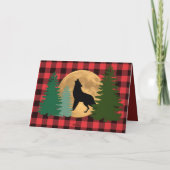 Howling Wolf Full Moon Kaart (Achterkant)