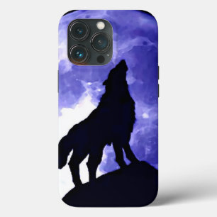 Howling Wolf & Fullmoon iPhone 13 Pro Hoesje