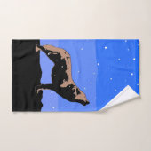 Howling Wolf in Winter - Oorspronkelijke Wilde Kun Bad Handdoek (Handdoek)