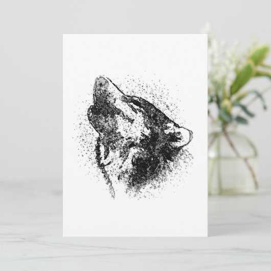 Howling Wolf Invitation (Debout devant)