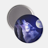 Howling Wolf Magneet (Voorkant / Achterkant)