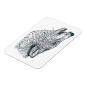 Howling Wolf Magneet (Linkerzijde)