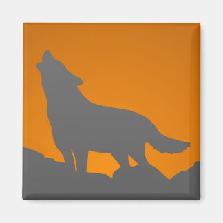 Howling wolf magnet magneet