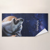 Howling Wolf Monogram Badhanddoek (Badhanddoek)