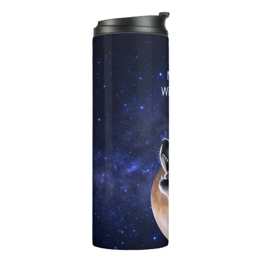 Howling Wolf Monogram Thermosbeker (Gedraaid links)