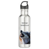 Howling Wolf Monogram Waterfles (Voorkant)