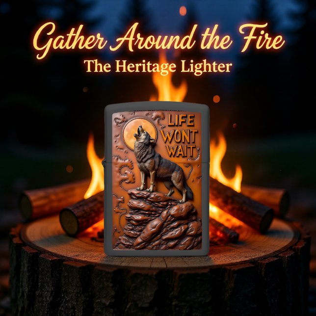 Howling Wolf Moon Cliff Quote (Creator heeft geüpload)