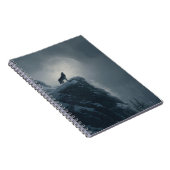 Howling Wolf Moonlight Notitieboek (Rechterzijde)