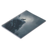 Howling Wolf Moonlight Notitieboek (Linkerzijde)
