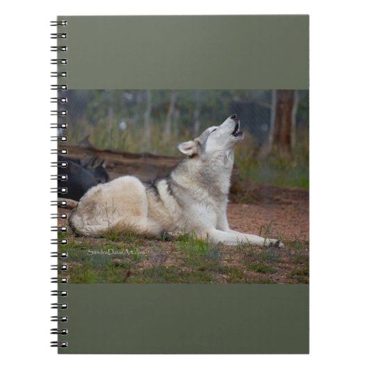 Howling Wolf Notitieboek (Voorkant)