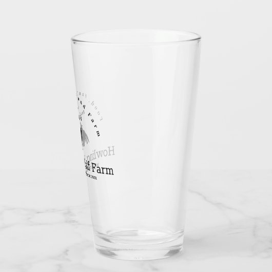 Howling Wolf Pint Glass Glas (Links)