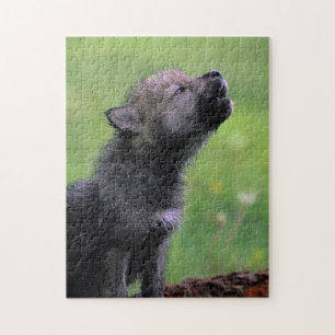 Howling Wolf Pup Legpuzzel