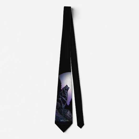 Howling Wolf (Signature Design) Stropdas (Voorkant)