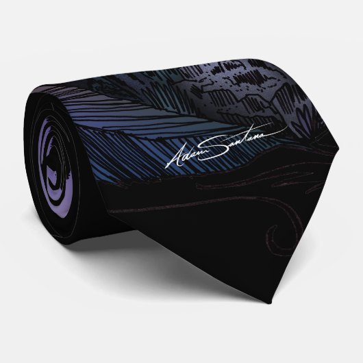 Howling Wolf (Signature Design) Stropdas (Opgerold)