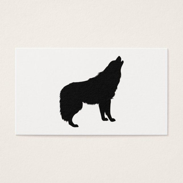 Howling Wolf Silhouette (Devant)
