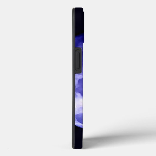 Howling Wolf Silhouette & Fullmoon Blue Night Case-Mate iPhone Case (Achterkant / Rechts)