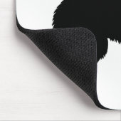 Howling Wolf Silhouette Muismat (Hoek)