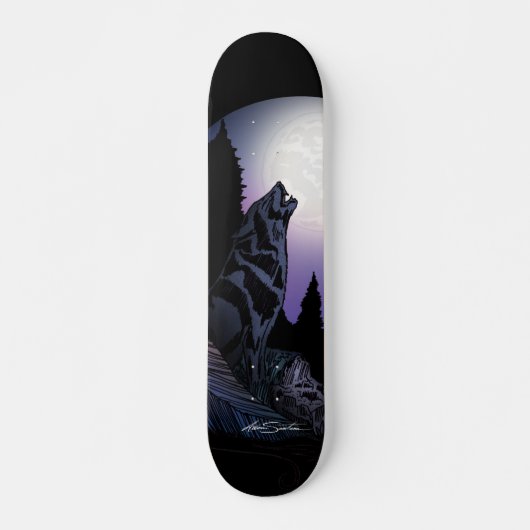 Howling Wolf Skateboard (Voorkant)