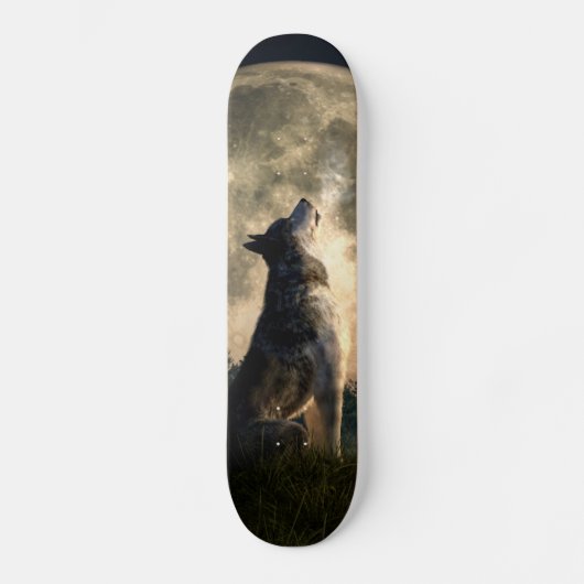 Howling Wolf Skateboard (Voorkant)