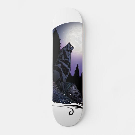 Howling Wolf Skateboard (Voorkant)