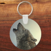 Howling Wolf Sleutelhanger (Voorkant)