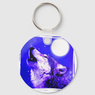 Howling Wolf Sleutelhanger