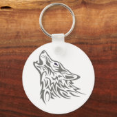 Howling Wolf Sleutelhanger (Voorkant)