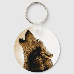 Howling Wolf Sleutelhanger