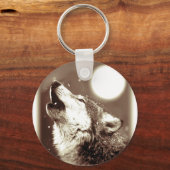Howling Wolf Sleutelhanger (Voorkant)