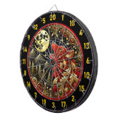 Howling Wolf staat voor vrijheid en macht Dartbord (Voorkant Rechts)