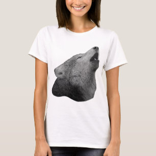 Howling Wolf - Stijlvol Afbeelding T-shirt