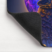 Howling Wolf Surreal Fantasy Muismat (Hoek)
