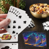 Howling Wolf Surreal Fantasy Pokerkaarten (Insitu)