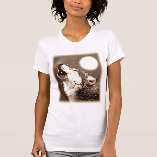 Howling Wolf T-shirt (Voorkant)