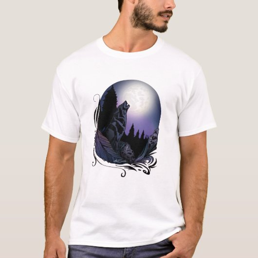 Howling Wolf T-shirt (Voorkant)