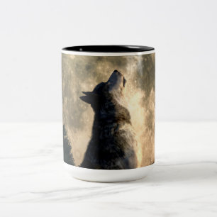 Howling Wolf Tweekleurige Koffiemok