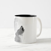 Howling Wolf Tweekleurige Koffiemok (Voorkant rechts)