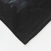 Howling Wolf Waterfall Scene For Nature Lovers And Fleece Deken (Hoek)