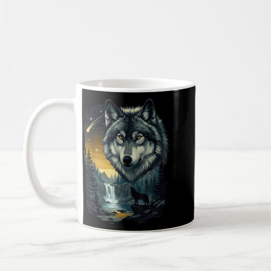 Howling Wolf Waterfall Scene For Nature Lovers And Koffiemok (Links)
